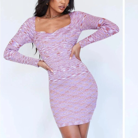 Princess Polly Marabelle Mini Dress Purple NWT Size Small/Medium - Picture 1 of 7